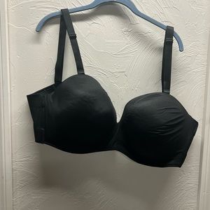 Lane Bryant air pad technology push up plunge bra and back coverage.